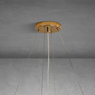 Branch Chandelier White Ceramic Ginkgo Leaf Chandeliers - L59inGoldBlushlighting