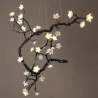 Branch Flower Chandelier - L 66.9″ x W 55.1″ x H 54.3″ / L 170cm x W 140cm x H 138cmBrass stained blackBlushlighting