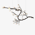 Branch Flower Chandelier - L 66.9″ x W 55.1″ x H 54.3″ / L 170cm x W 140cm x H 138cmBrass stained blackBlushlighting