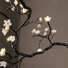 Branch Flower Chandelier - L 66.9″ x W 55.1″ x H 54.3″ / L 170cm x W 140cm x H 138cmBrass stained blackBlushlighting