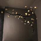 Branch Flower Chandelier - L 66.9″ x W 55.1″ x H 54.3″ / L 170cm x W 140cm x H 138cmBrass stained blackBlushlighting