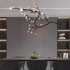 Branch Flower Chandelier - L 66.9″ x W 55.1″ x H 54.3″ / L 170cm x W 140cm x H 138cmBrass stained blackBlushlighting