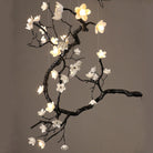 Branch Flower Chandelier - L 66.9″ x W 55.1″ x H 54.3″ / L 170cm x W 140cm x H 138cmBrass stained blackBlushlighting