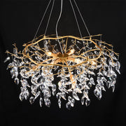 Blus Lighting Doris Round Modern Branch Chandeliers