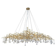 Blus Lighting Doris Branch Crystal Chandelier Light