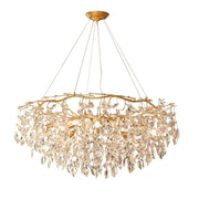 Blus Lighting Doris Round Modern Branch Chandeliers