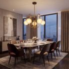 Brass Arc Alabaster Pendant Light - Blushlighting