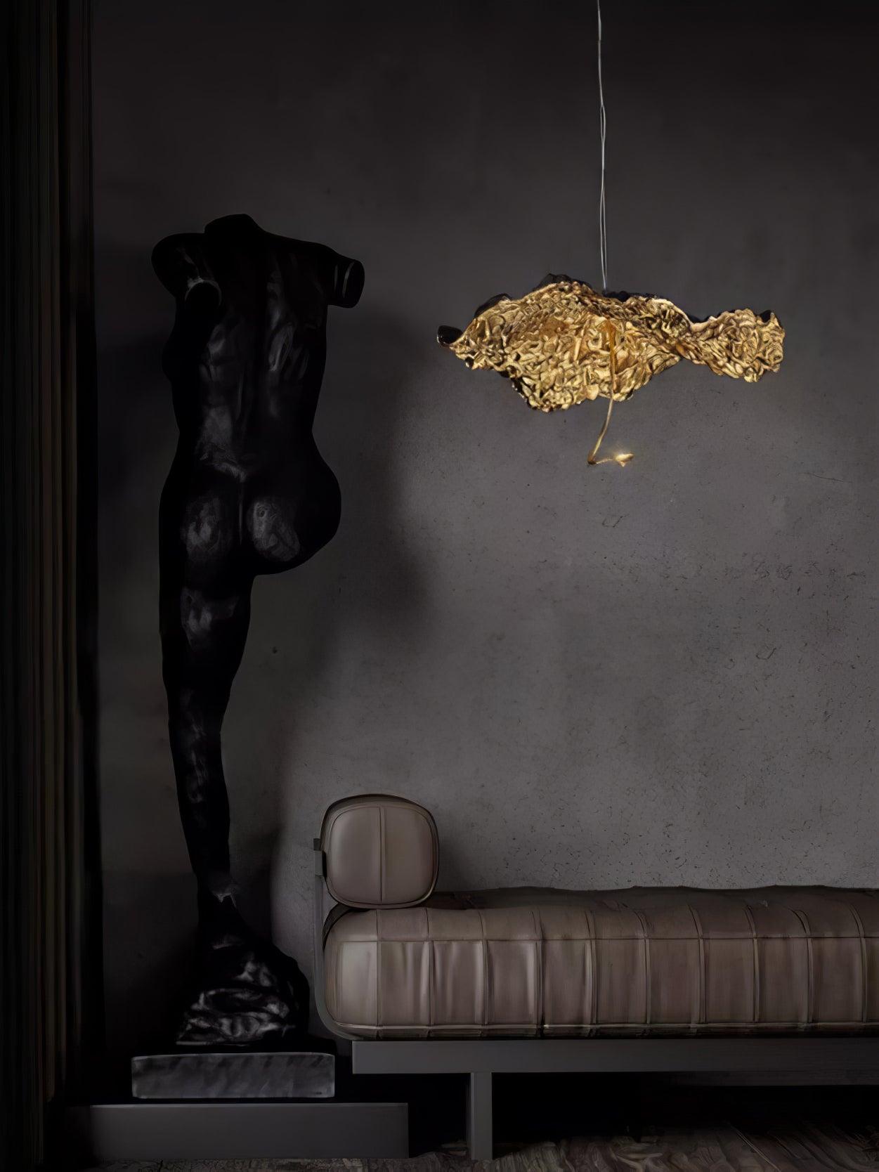 Brass Aviary Constellation Chandelier - 1 head ∅ 9.8″ x H 5.9″ / Dia 25cm x H 15cmBrass & BlackWarm LightBlushlighting