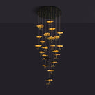 Brass Aviary Constellation Chandelier - 22 heads ∅ 31.5″ x H 59.1″ / Dia 80cm x H 150cmBrass & BlackWarm LightBlushlighting