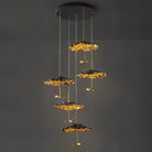 Brass Aviary Constellation Chandelier - 1 head ∅ 9.8″ x H 5.9″ / Dia 25cm x H 15cmBrass & BlackWarm LightBlushlighting