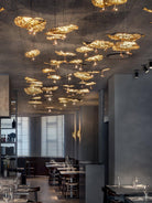 Brass Aviary Constellation Chandelier - 1 head ∅ 9.8″ x H 5.9″ / Dia 25cm x H 15cmBrass & BlackWarm LightBlushlighting