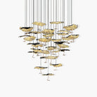 Brass Aviary Constellation Chandelier - 1 head ∅ 9.8″ x H 5.9″ / Dia 25cm x H 15cmBrass & BlackWarm LightBlushlighting