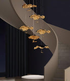Brass Aviary Constellation Chandelier - 1 head ∅ 9.8″ x H 5.9″ / Dia 25cm x H 15cmBrass & BlackWarm LightBlushlighting