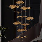 Brass Aviary Constellation Chandelier - 1 head ∅ 9.8″ x H 5.9″ / Dia 25cm x H 15cmBrass & BlackWarm LightBlushlighting