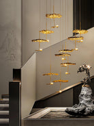 Brass Aviary Constellation Chandelier - 1 head ∅ 9.8″ x H 5.9″ / Dia 25cm x H 15cmBrass & BlackWarm LightBlushlighting
