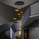 Brass Aviary Constellation Chandelier - 1 head ∅ 9.8″ x H 5.9″ / Dia 25cm x H 15cmBrass & BlackWarm LightBlushlighting