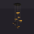 Brass Aviary Constellation Chandelier - 6 heads ∅ 23.6″ x H 78.7″ / Dia 60cm x H 200cmBrass & BlackWarm LightBlushlighting