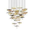 Brass Aviary Constellation Chandelier - 1 head ∅ 9.8″ x H 5.9″ / Dia 25cm x H 15cmBrass & BlackWarm LightBlushlighting