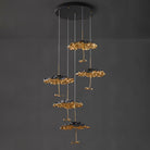 Brass Aviary Constellation Chandelier - 1 head ∅ 9.8″ x H 5.9″ / Dia 25cm x H 15cmBrass & BlackWarm LightBlushlighting