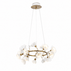 Brass Ceramic Chandelier - Blushlighting