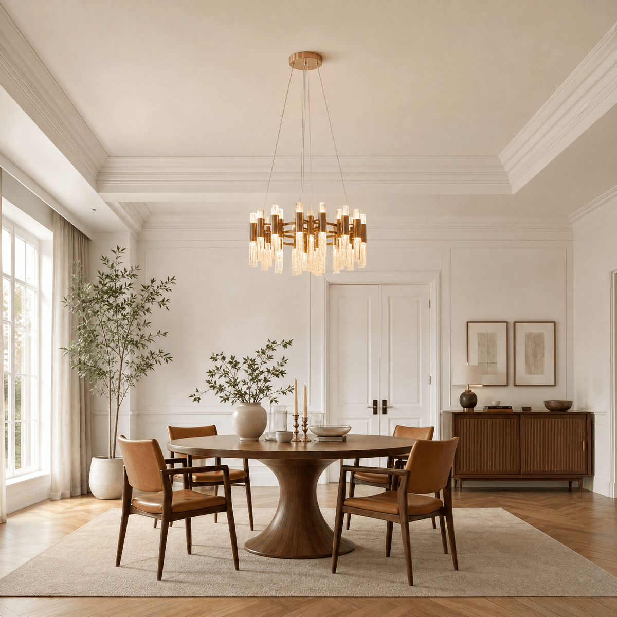 Brass Chandelier - Blushlighting