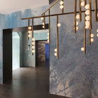 Brass Drop System Chandelier - 24 heads L 152cm x W 76cm x H 38cm / L 59.8" x W 29.9" x H 15"BrassBlushlighting