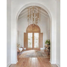 Brass Drop System Chandelier - 76 heads L 220cm x W 180cm x H 400cm / L 86.6" x W 70.9" x H 157.5"BlackBlushlighting