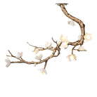 Brass Flower Branch Chandelier - L 31.5″ x W 19.7″ x H 25.6″ / L 80cm x W 50cm x H 65cmBrassBlushlighting