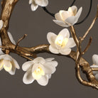 Brass Flower Branch Chandelier - L 31.5″ x W 19.7″ x H 25.6″ / L 80cm x W 50cm x H 65cmBrassBlushlighting