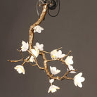 Brass Flower Branch Chandelier - L 31.5″ x W 19.7″ x H 25.6″ / L 80cm x W 50cm x H 65cmBrassBlushlighting