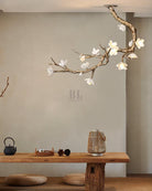 Brass Flower Branch Chandelier - L 31.5″ x W 19.7″ x H 25.6″ / L 80cm x W 50cm x H 65cmBrassBlushlighting