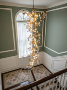 Brass Maple Branch Chandelier - ∅ 31.5″ x H 70.9″ / Dia 80cm x H 180cmBrass & Clear & YellowBlushlighting