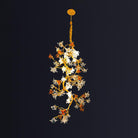 Brass Maple Branch Chandelier - ∅ 31.5″ x H 70.9″ / Dia 80cm x H 180cmBrass & Clear & YellowBlushlighting