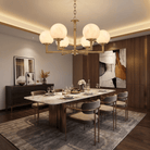 Brass Orb Classic Alabaster Pendant Light - Ø28.7" × H16.9" (Ø73 × H43 cm)Blushlighting