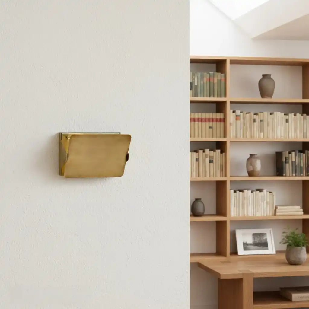 Brass Sconce with Flip Front - Blushlighting