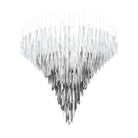 Breeze Chandelier - ∅ 78.7″ x H 78.7″ / Dia 200cm x H 200cm（No Canopy）Black & ClearWarm LightBlushlighting