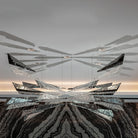 Breeze Chandelier - L 39.4″ x H 78.7″ / L 100cm x H 200cm（No Canopy）Black & ClearWarm LightBlushlighting