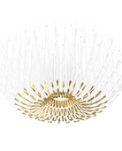 Breeze Chandelier - L 39.4″ x H 78.7″ / L 100cm x H 200cm（No Canopy）Black & ClearWarm LightBlushlighting