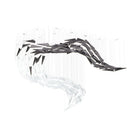 Breeze Chandelier - L 39.4″ x H 78.7″ / L 100cm x H 200cm（No Canopy）Black & ClearWarm LightBlushlighting