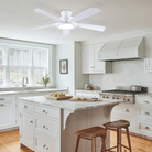 Breeze Harmony Ceiling Fans with Lights - Blushlighting