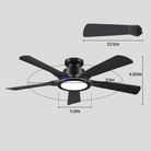 Breeze Harmony Ceiling Fans with Lights - Blushlighting