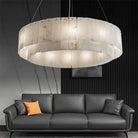Brendra Alabaster 2 - Tier Round Chandelier - 22"DBlushlighting