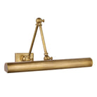 Brenndan Double Plug-In Hardwired Picture Light - Antique Brass18″ WBlushlighting