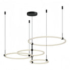 Bruni LED Chandelier Brushed Gold and Black - Blushlighting