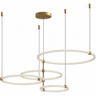 Bruni LED Chandelier Brushed Gold and Black - Blushlighting