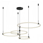 Bruni LED Chandelier Brushed Gold and Black - Blushlighting