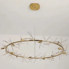 BU Ginkgo Ceramic Circle Chandelier-