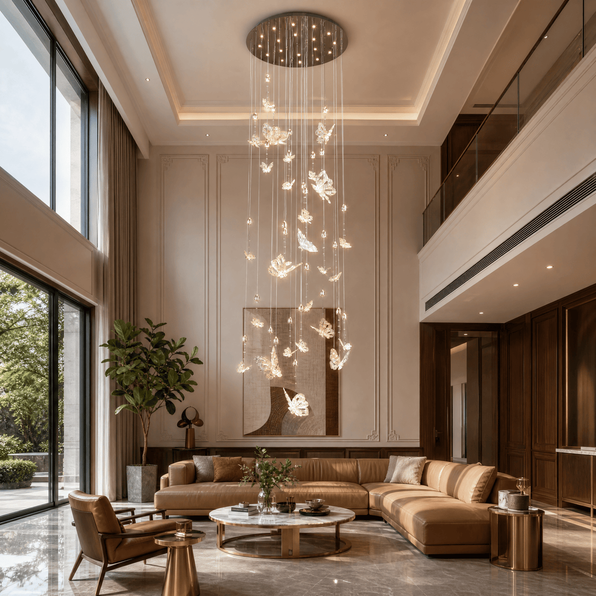 Butterfly Dream Modern Sculptural Pendant Light - Blushlighting