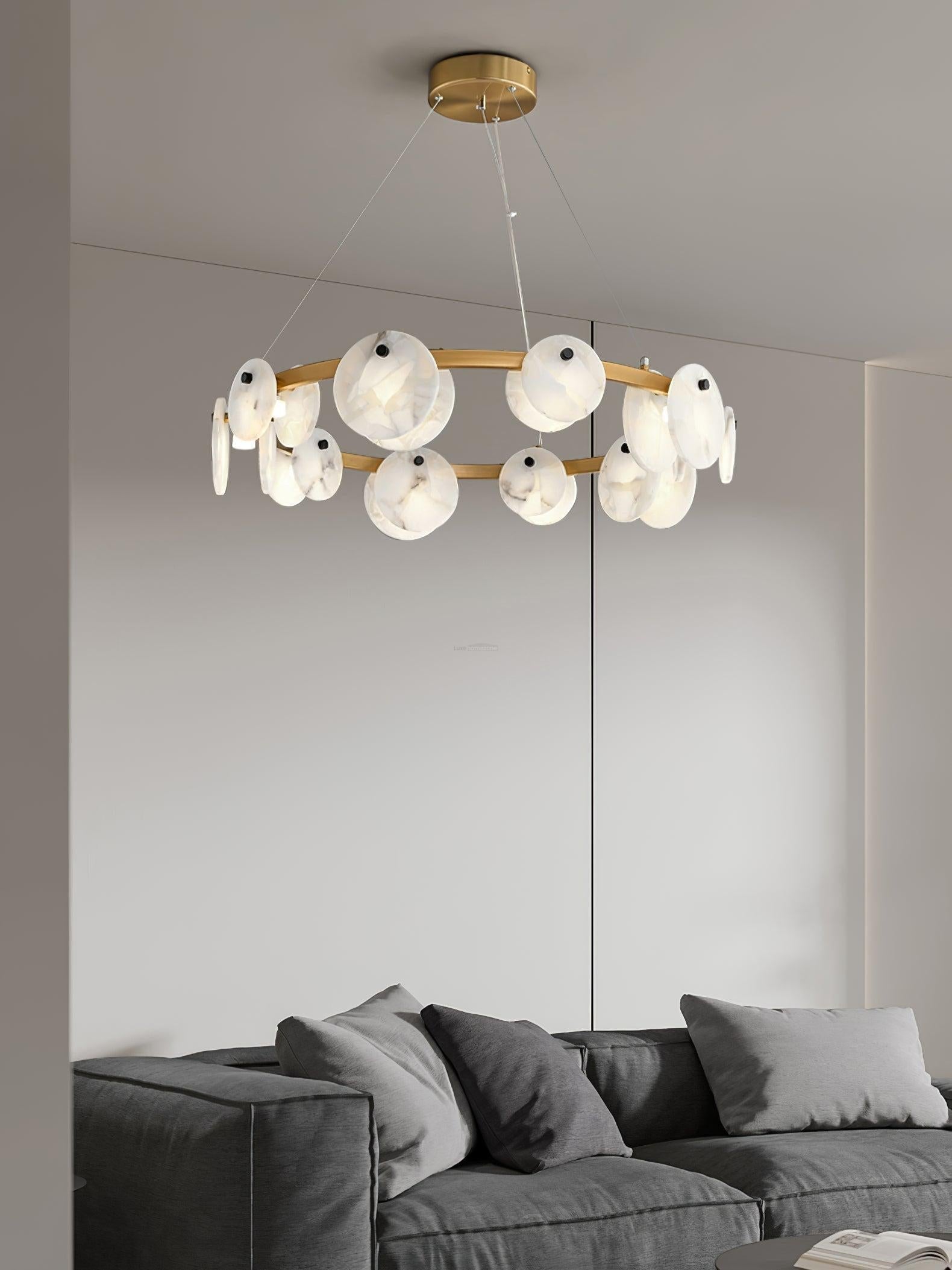 Trinidad Alabaster Chandelier with 8/10 heads