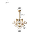 Cabretter Round Chandelier 36" 60" - Blushlighting
